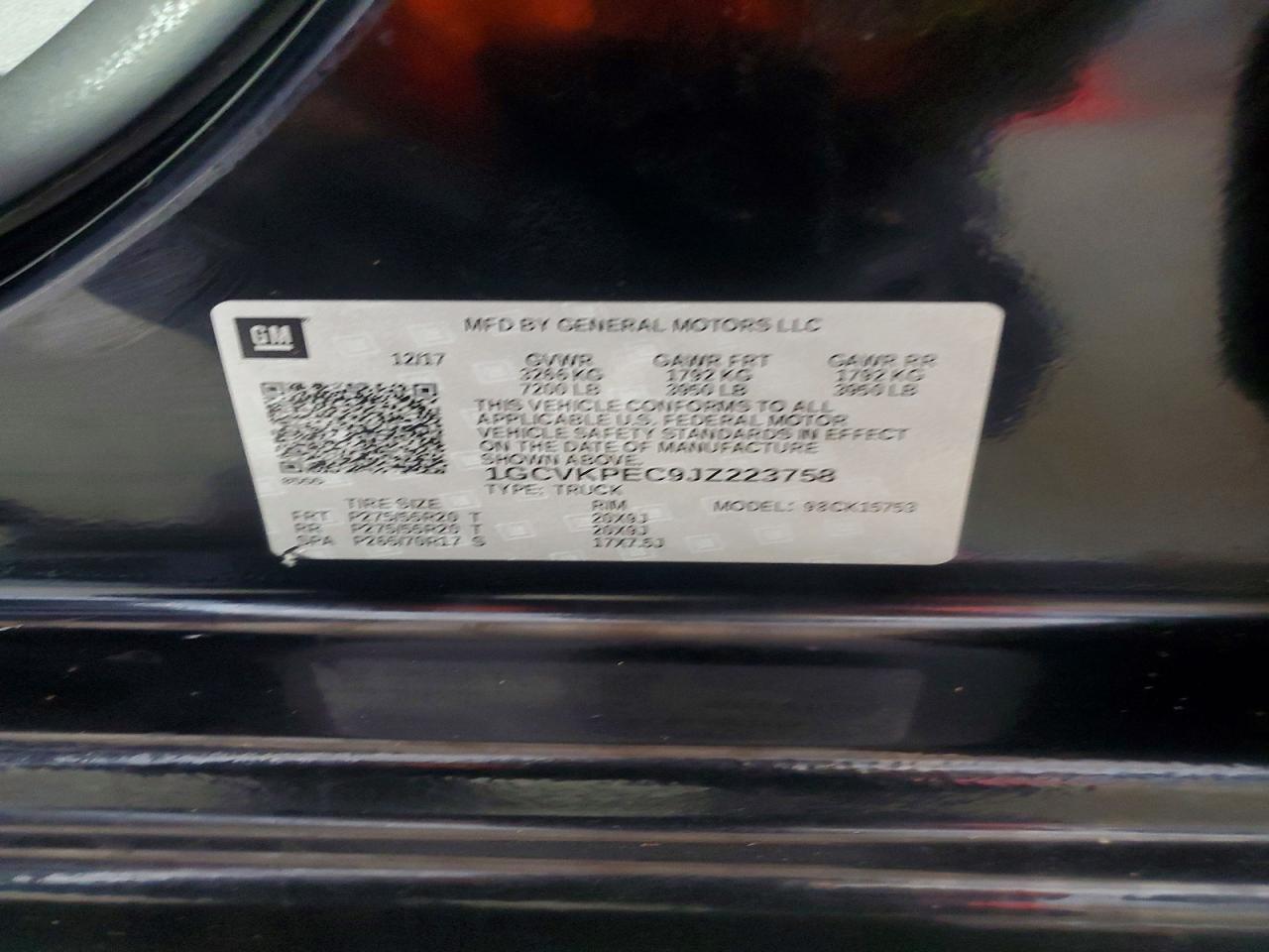 2018 Chevrolet Silverado K1500 Custom