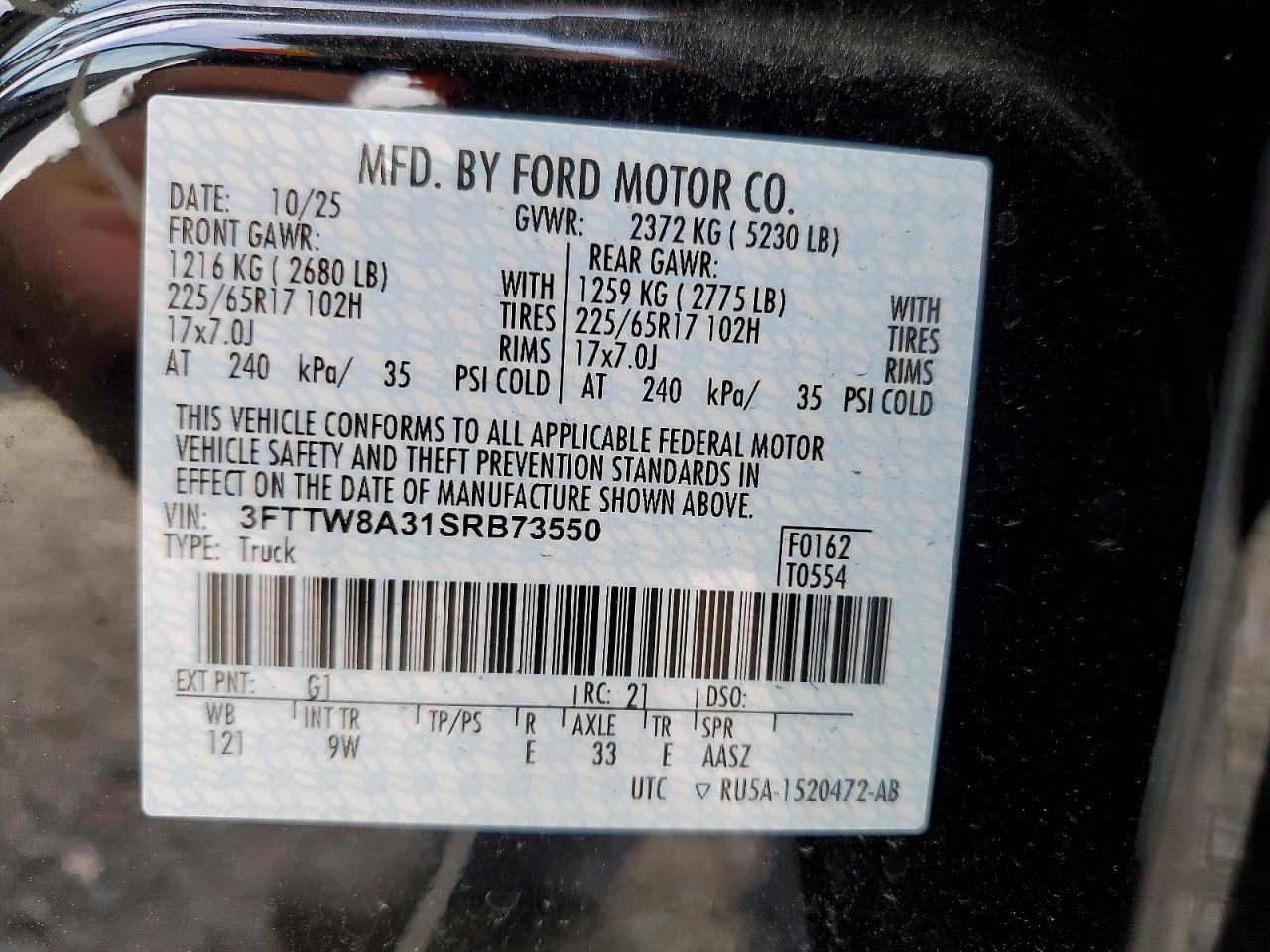 2025 Ford Maverick XL