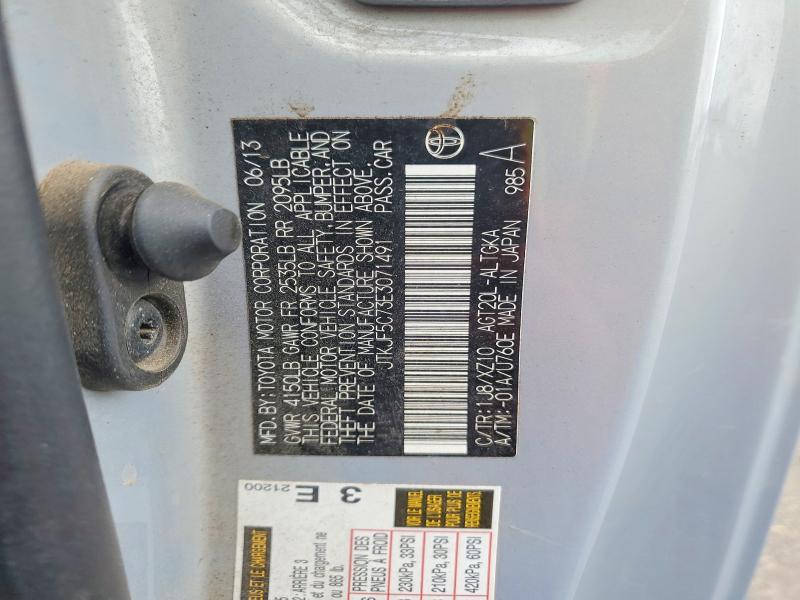 2014 Scion Tc 10 Series