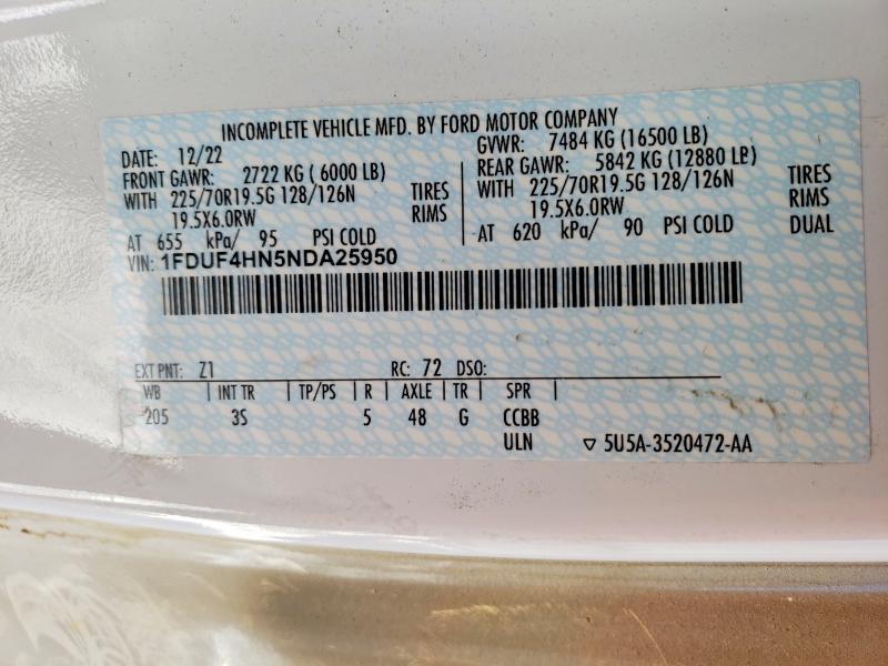 2022 Ford F450 Super Duty BOX Truck
