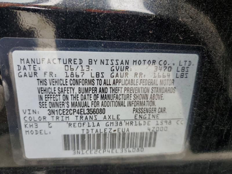2014 Nissan Versa Note sv