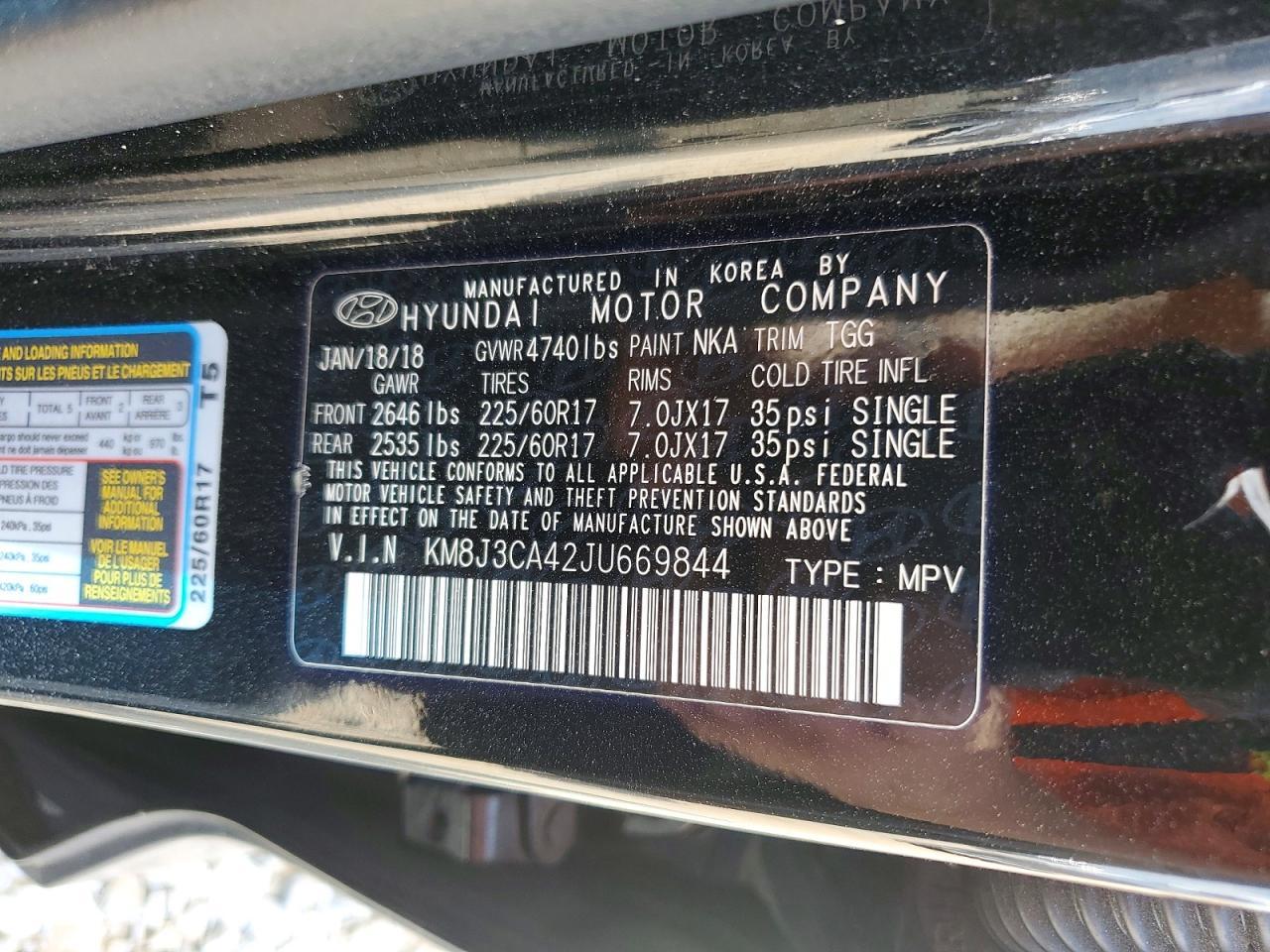 2018 Hyundai Tucson sel