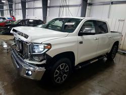 Salvage trucks for sale at Ham Lake, MN auction: 2020 Toyota Tundra 1794 Edition