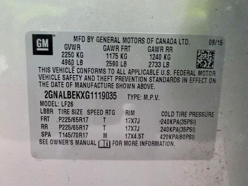 2016 Chevrolet Equinox ls