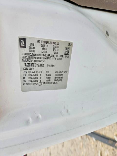 2017 Chevrolet Express 3500 Utility / Service van