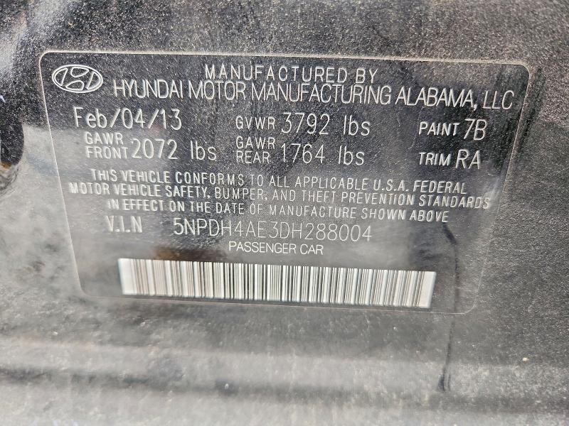 2013 Hyundai Elantra gls