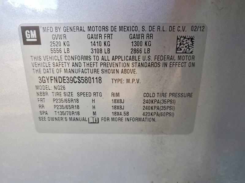 2012 Cadillac Srx Luxury Collection