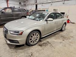 Salvage cars for sale from Copart Center Rutland, VT: 2015 Audi A4 Premium Plus