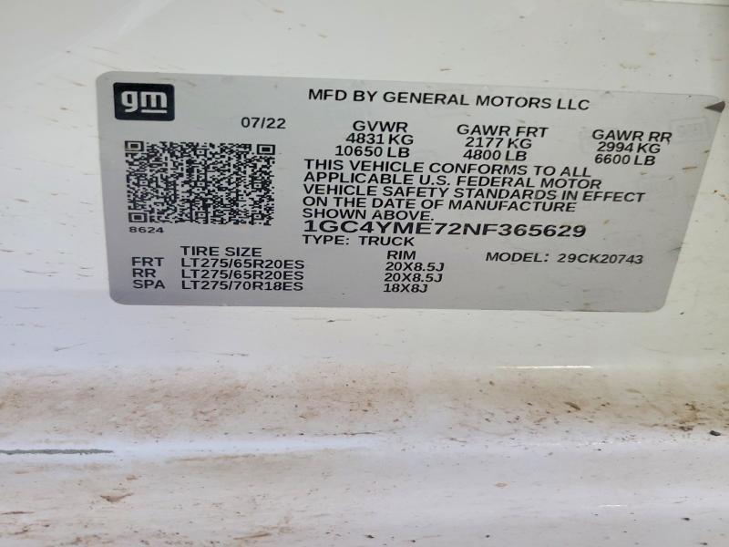 2022 Chevrolet Silverado K2500 Custom