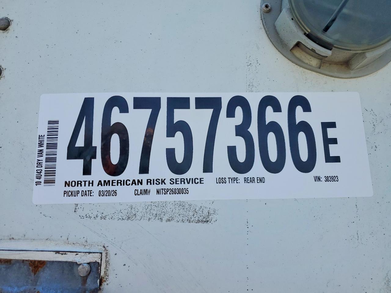 2010 Wabash Dvlshpc DRY Van Trailer