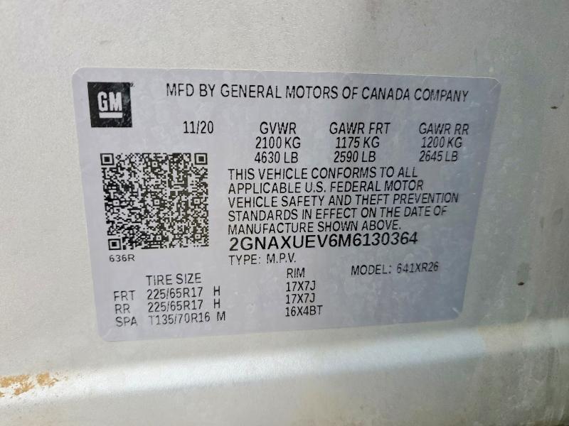 2021 Chevrolet Equinox lt