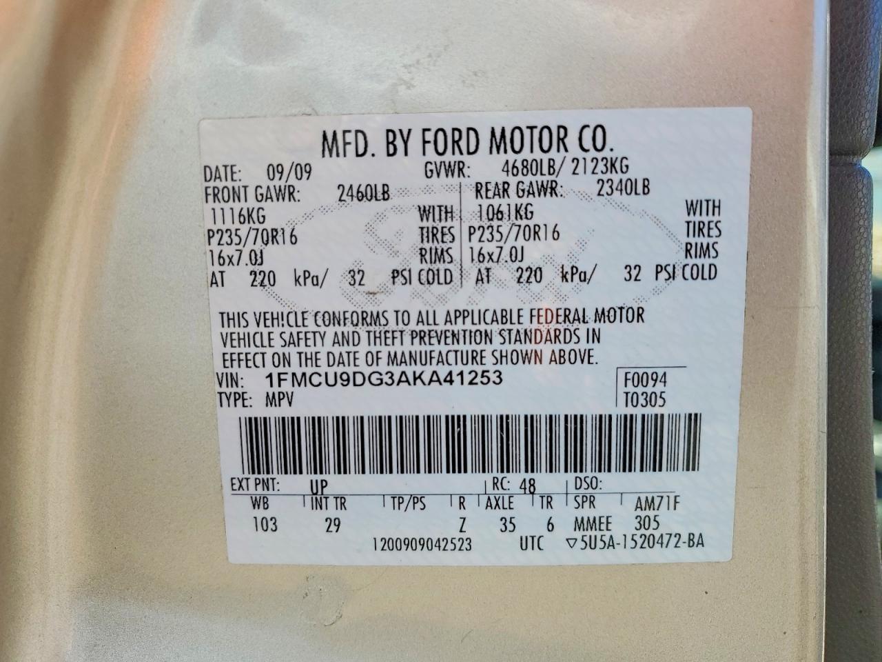 2010 Ford Escape xlt