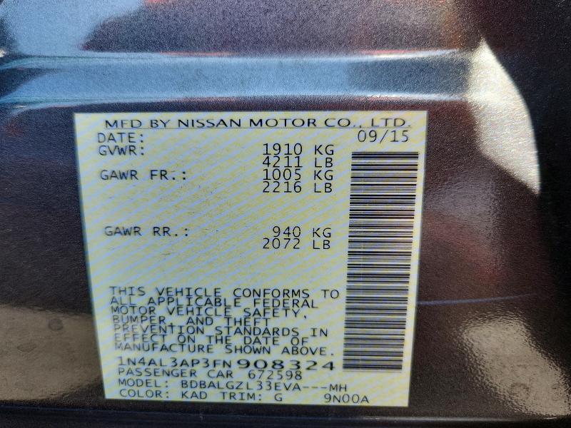 2015 Nissan Altima 2.5 s