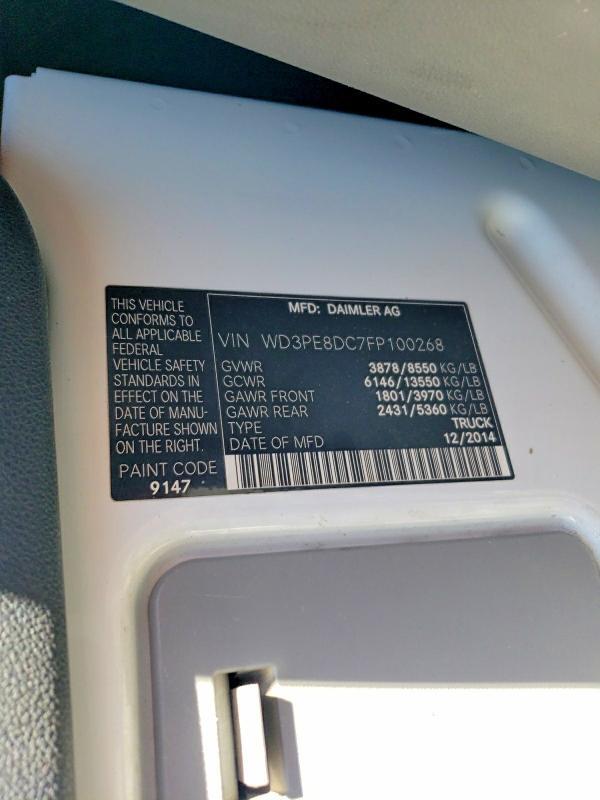 2015 Mercedes-Benz Sprinter 2500 Delivery Van