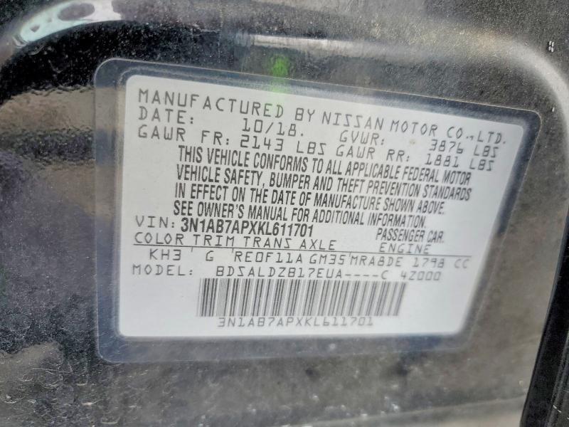 2019 Nissan Sentra sv