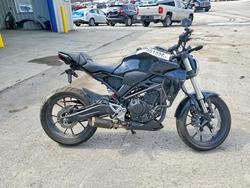 Salvage motorcycles for sale at Ellwood City, PA auction: 2019 Honda CBF300 N