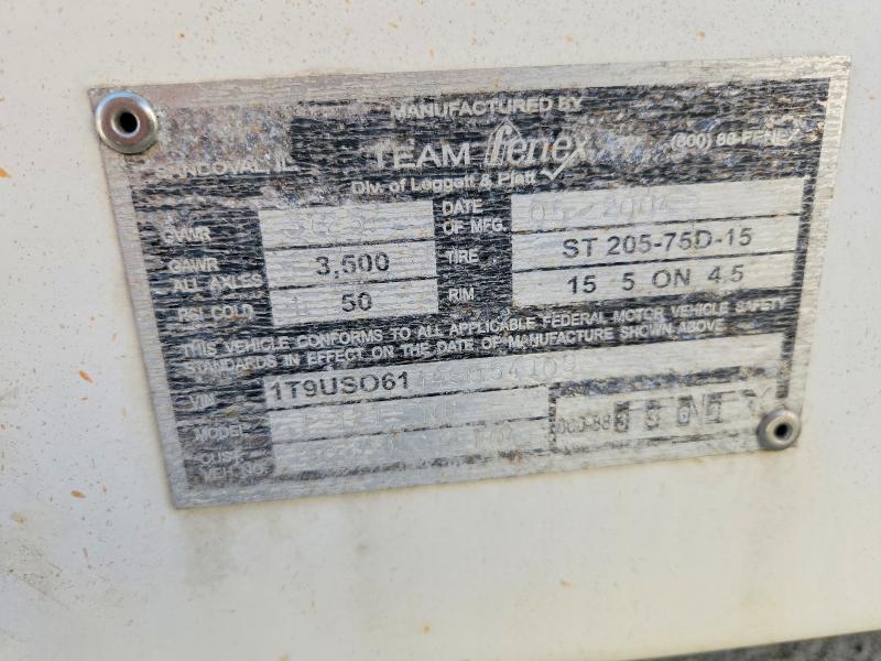 2004 Team Fenex Manhole Support Trailer