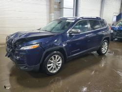 Jeep salvage cars for sale: 2016 Jeep Cherokee Limited