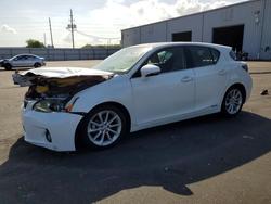 Lexus salvage cars for sale: 2013 Lexus Ct 200h Base