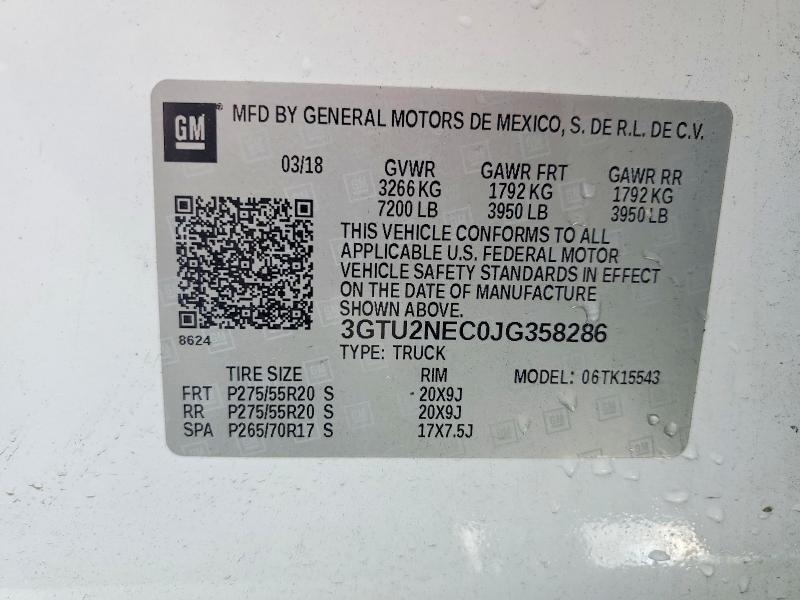 2018 GMC Sierra K1500 SLT