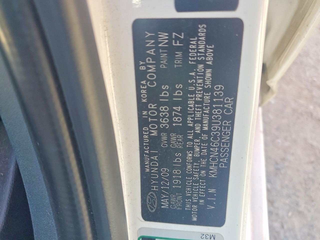 2009 Hyundai Accent gls