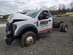 Ford F550 salvage cars for sale: 2019 Ford F550 Super Duty Utility / Service Truck