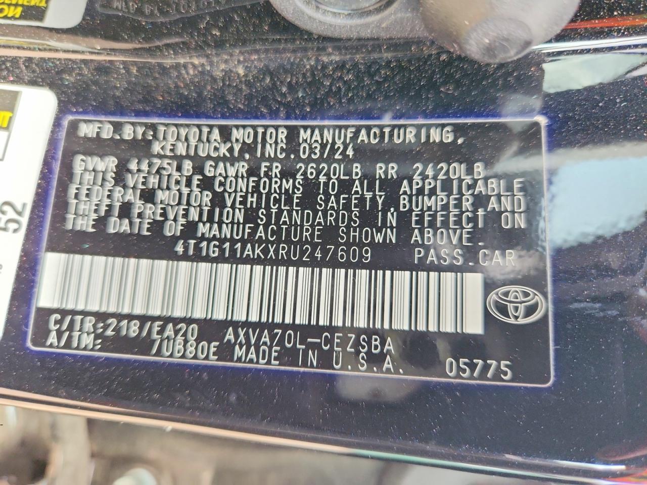 2024 Toyota Camry se