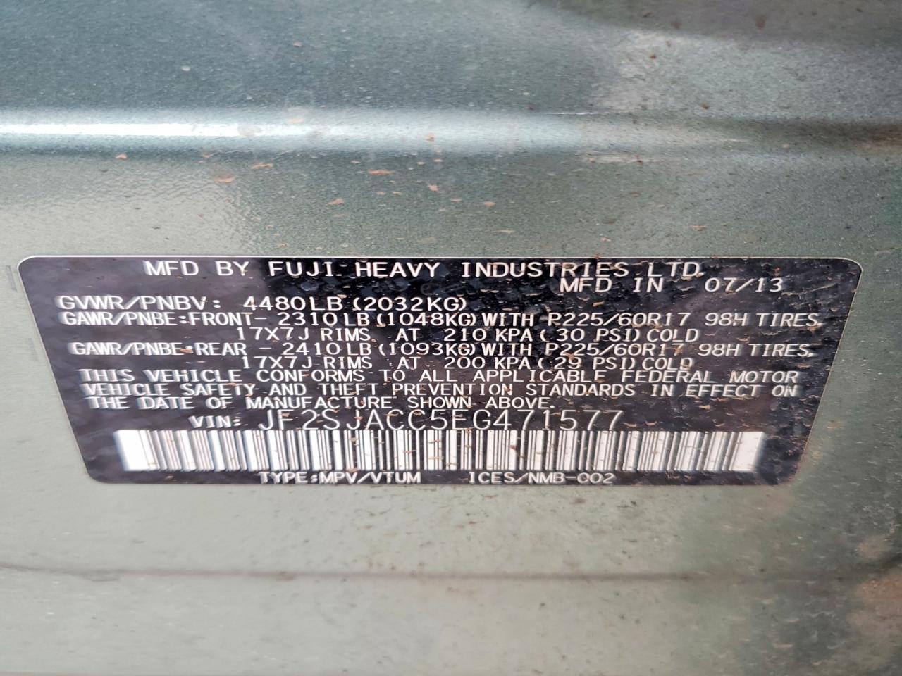 2014 Subaru Forester 2.5i Premium