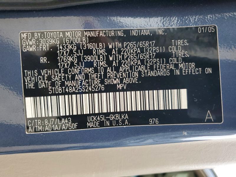 2005 Toyota Sequoia Limited