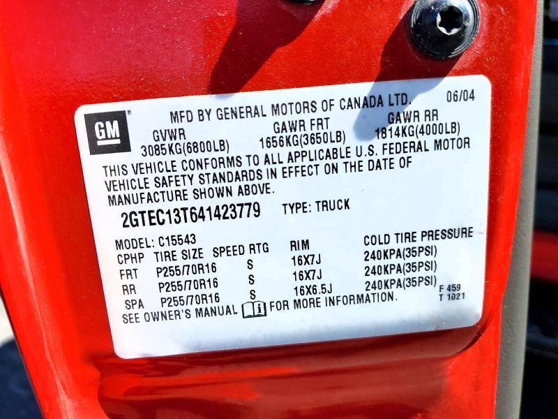 2004 GMC New Sierra C1500