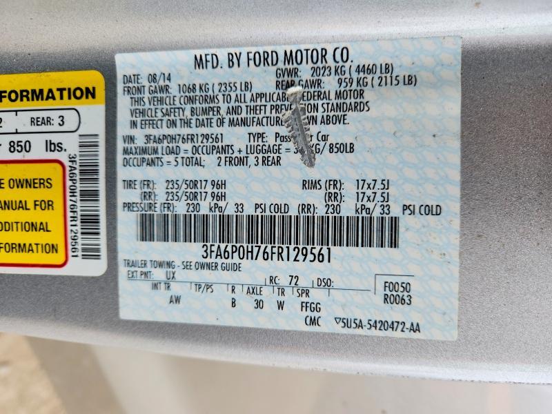 2015 Ford Fusion se