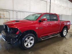 Dodge salvage cars for sale: 2013 Dodge Ram 1500 Sport