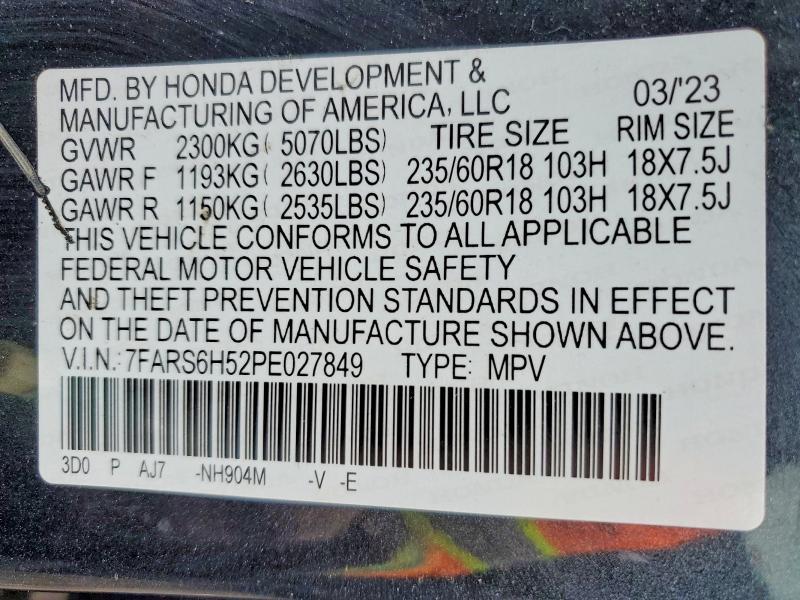 2023 Honda Cr-v Sport