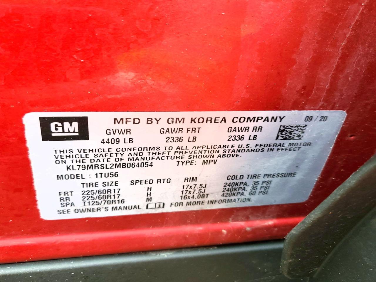 2021 Chevrolet Trailblazer lt