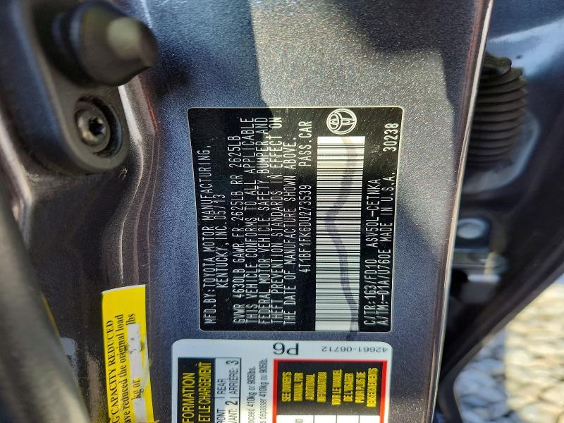 2013 Toyota Camry le