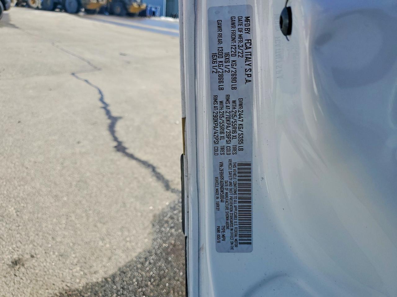 2022 Dodge RAM Promaster City Tradesman