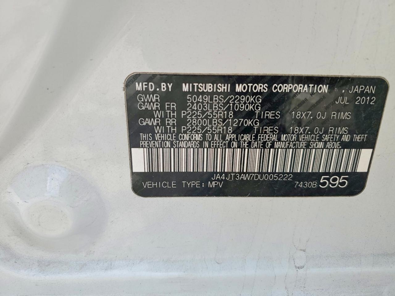 2013 Mitsubishi Outlander se