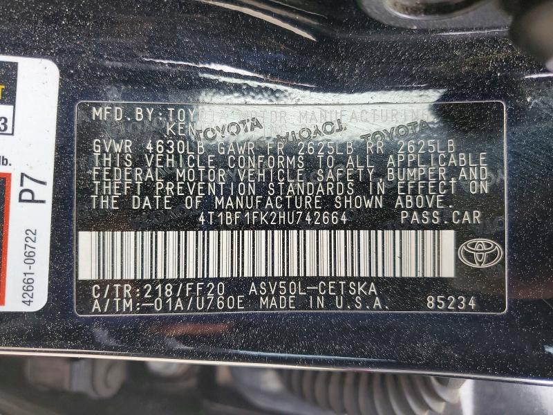 2017 Toyota Camry se