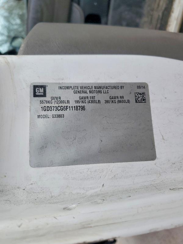 2015 GMC Savana Cutaway G3500