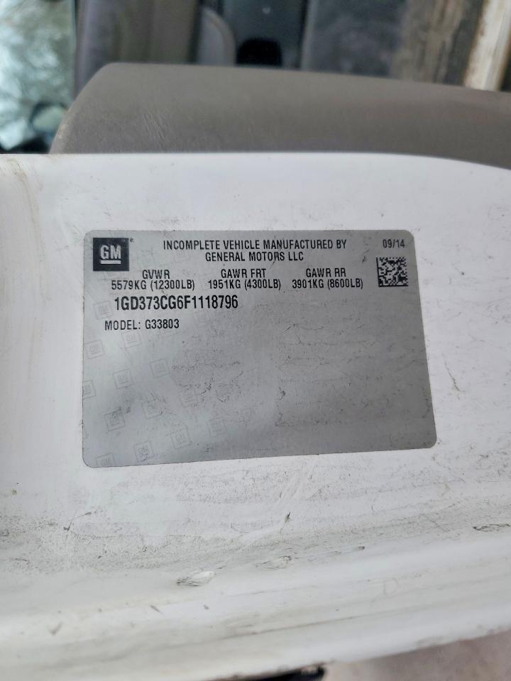 2015 GMC Savana Cutaway G3500