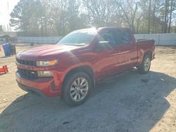 Salvage trucks for sale at Knightdale, NC auction: 2021 Chevrolet Silverado C1500 Custom