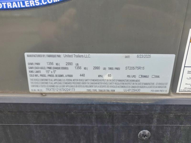 2026 United 12' Enclosed Cargo