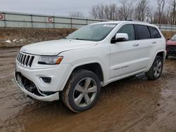 Jeep salvage cars for sale: 2014 Jeep Grand Cherokee Overland