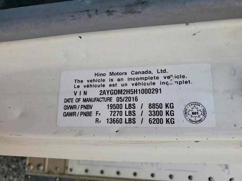 2017 Hino 195 W/REEFER Hino 195 W/REEFER