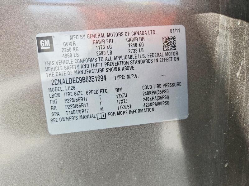 2011 Chevrolet Equinox lt