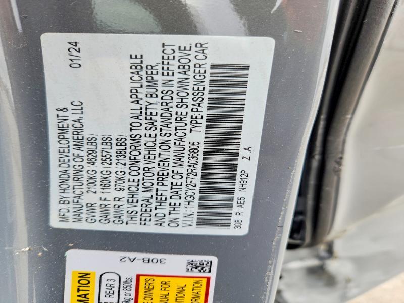2024 Honda Accord Hybrid Sport-l