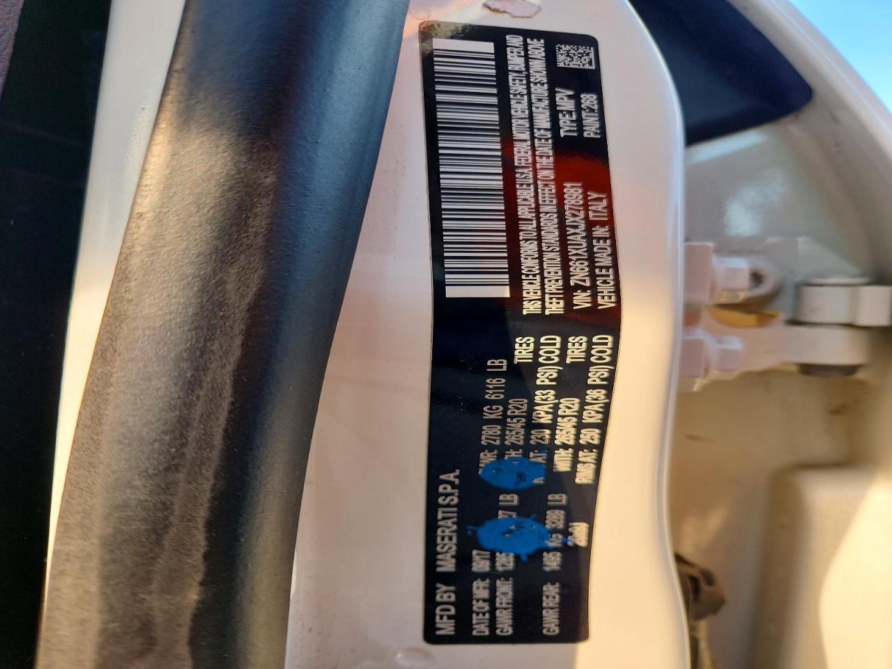 2018 Maserati Levante