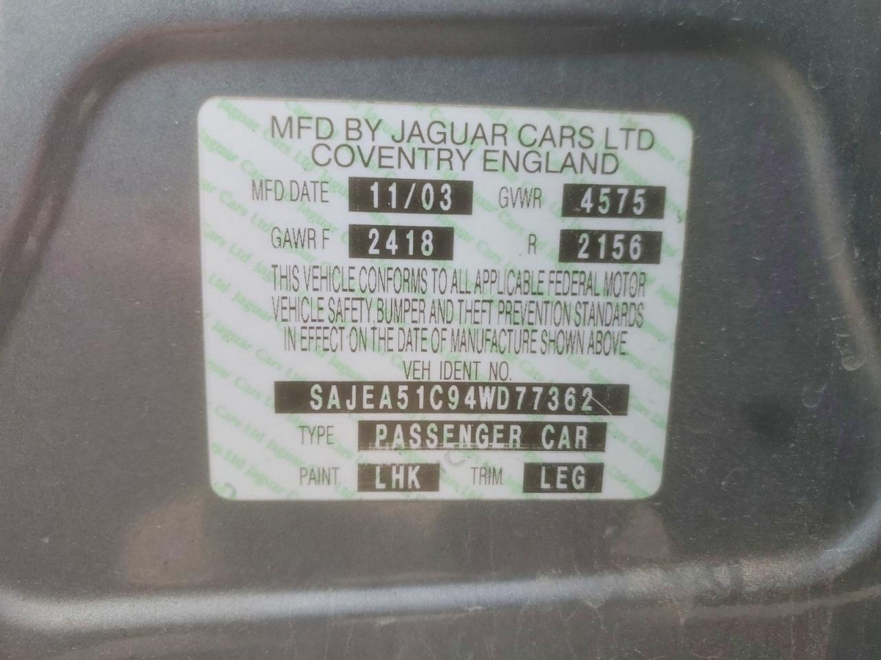 2004 Jaguar X-type 3.0