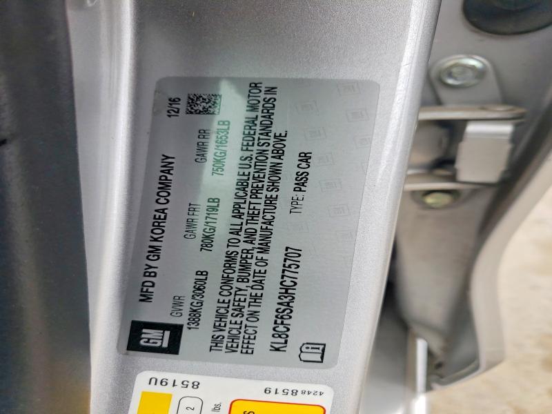 2017 Chevrolet Spark 2LT