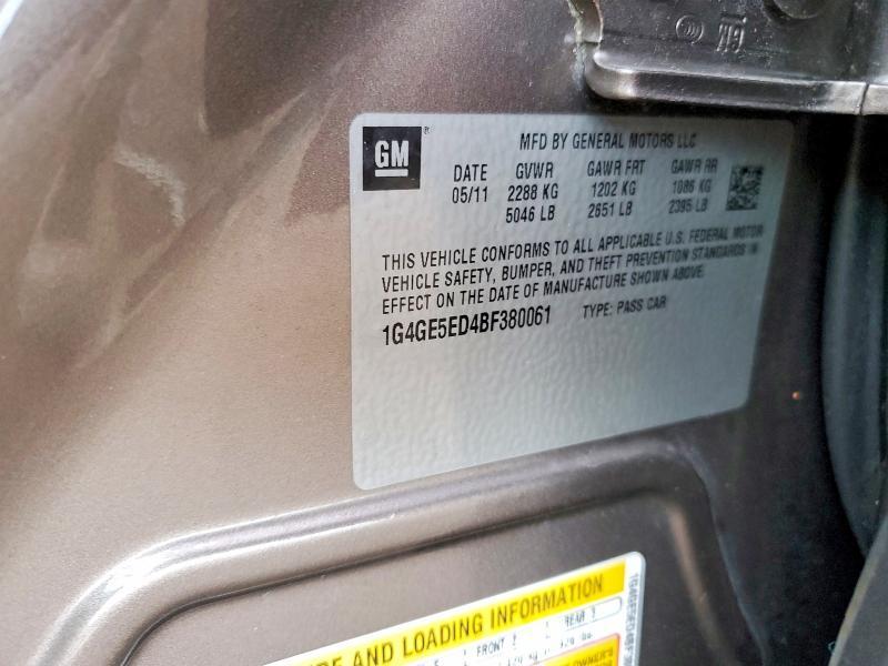 2011 Buick Lacrosse cxs